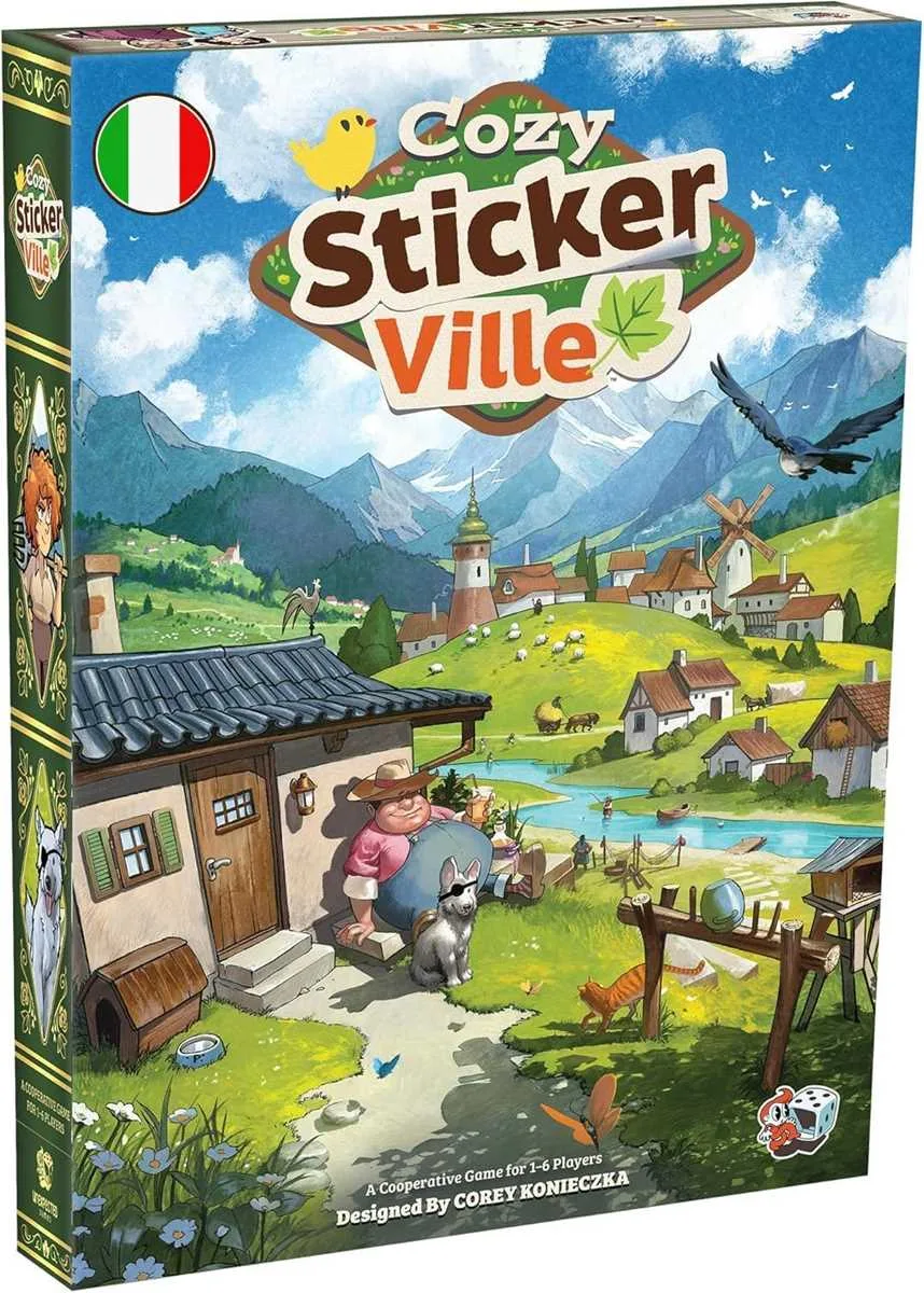 Asmodee Cozy Stickerville