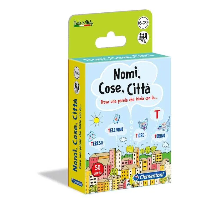 Clementoni Nomi, cose, città gioco di carte