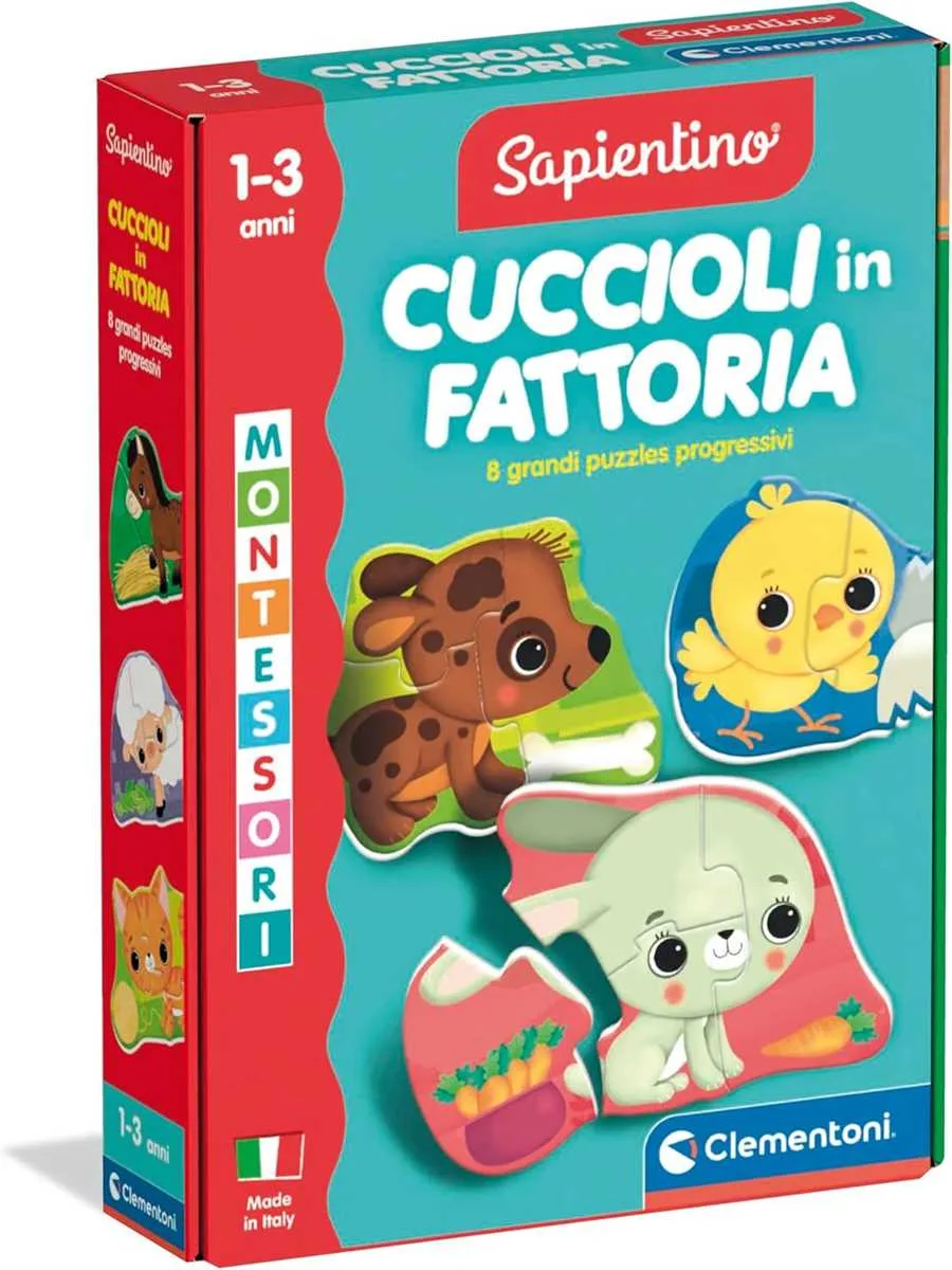 Clementoni Sapientino Baby Cuccioli in Fattoria