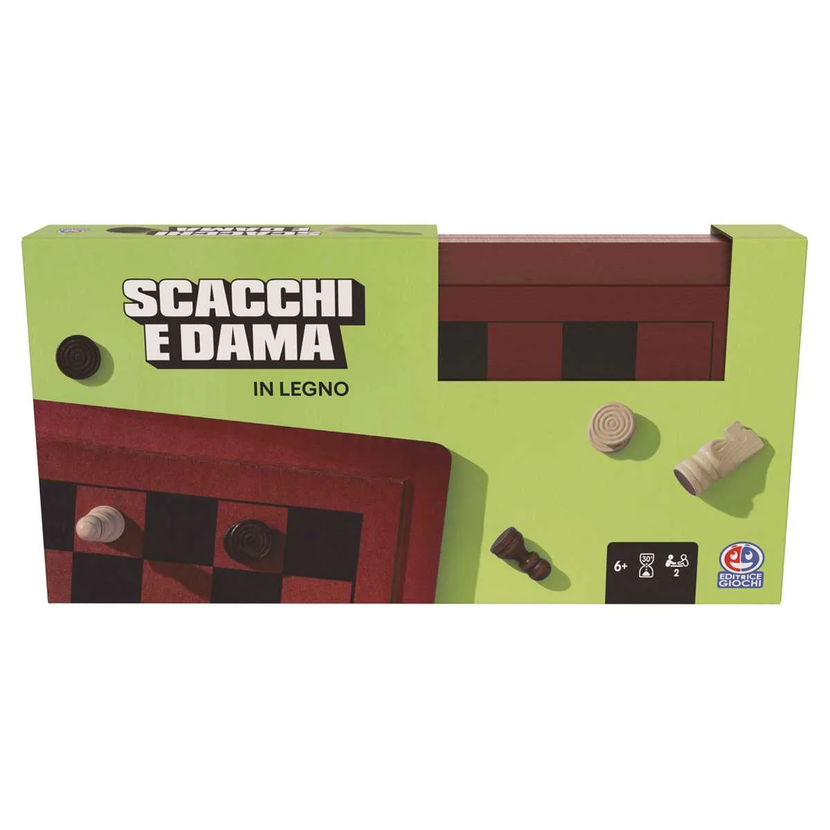 Editrice Giochi Dama e Scacchi in legno Deluxe