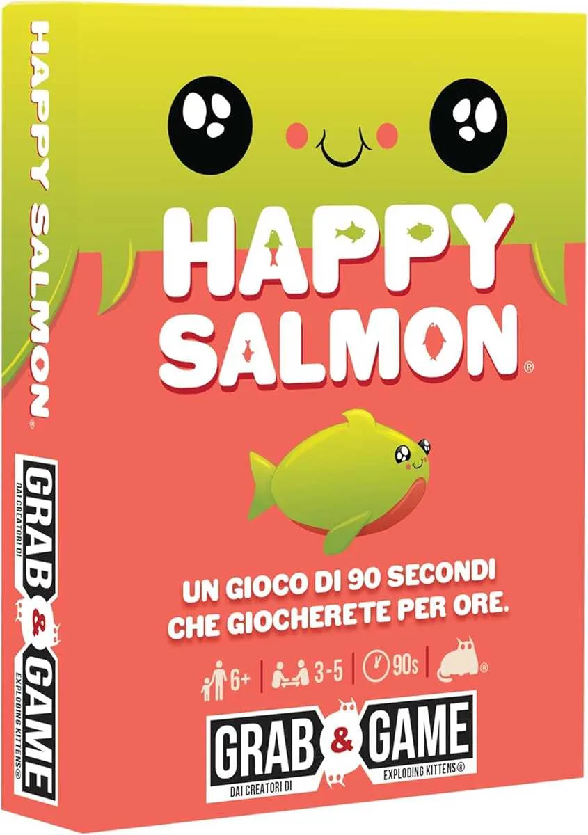 Exploding Kittens Happy Salmon Grab & Game