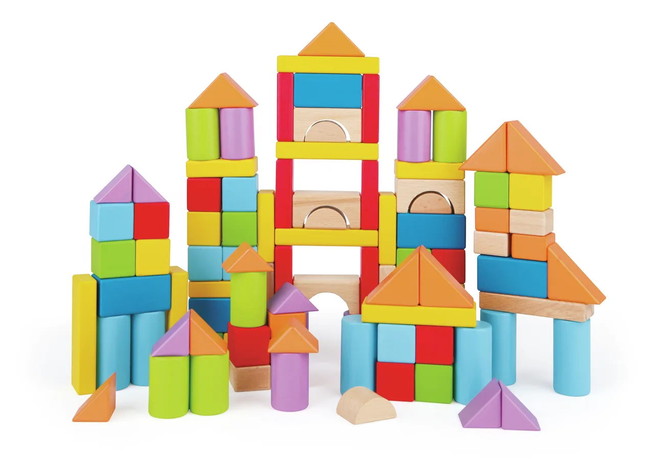 Hape Blocchi di costruzione in legno 101 pezzi