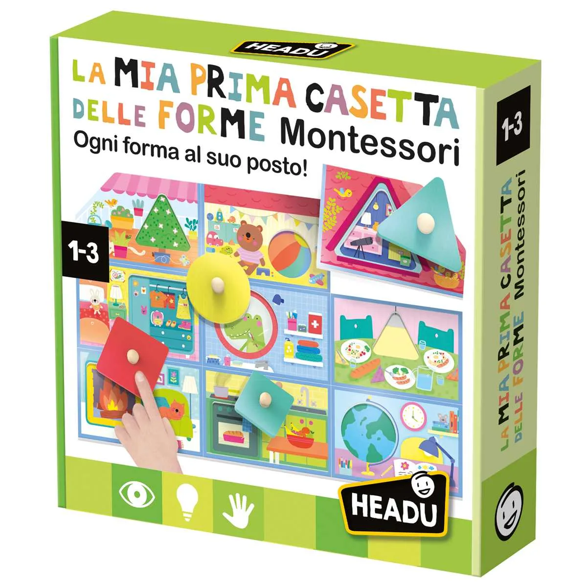 Headu La mia prima casetta delle forme Montessori