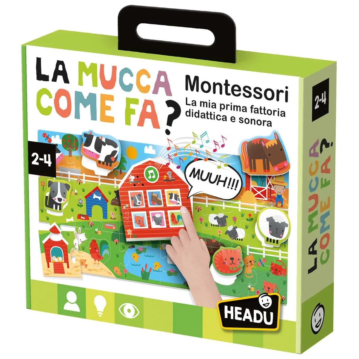 Headu La mucca come fa? Montessori
