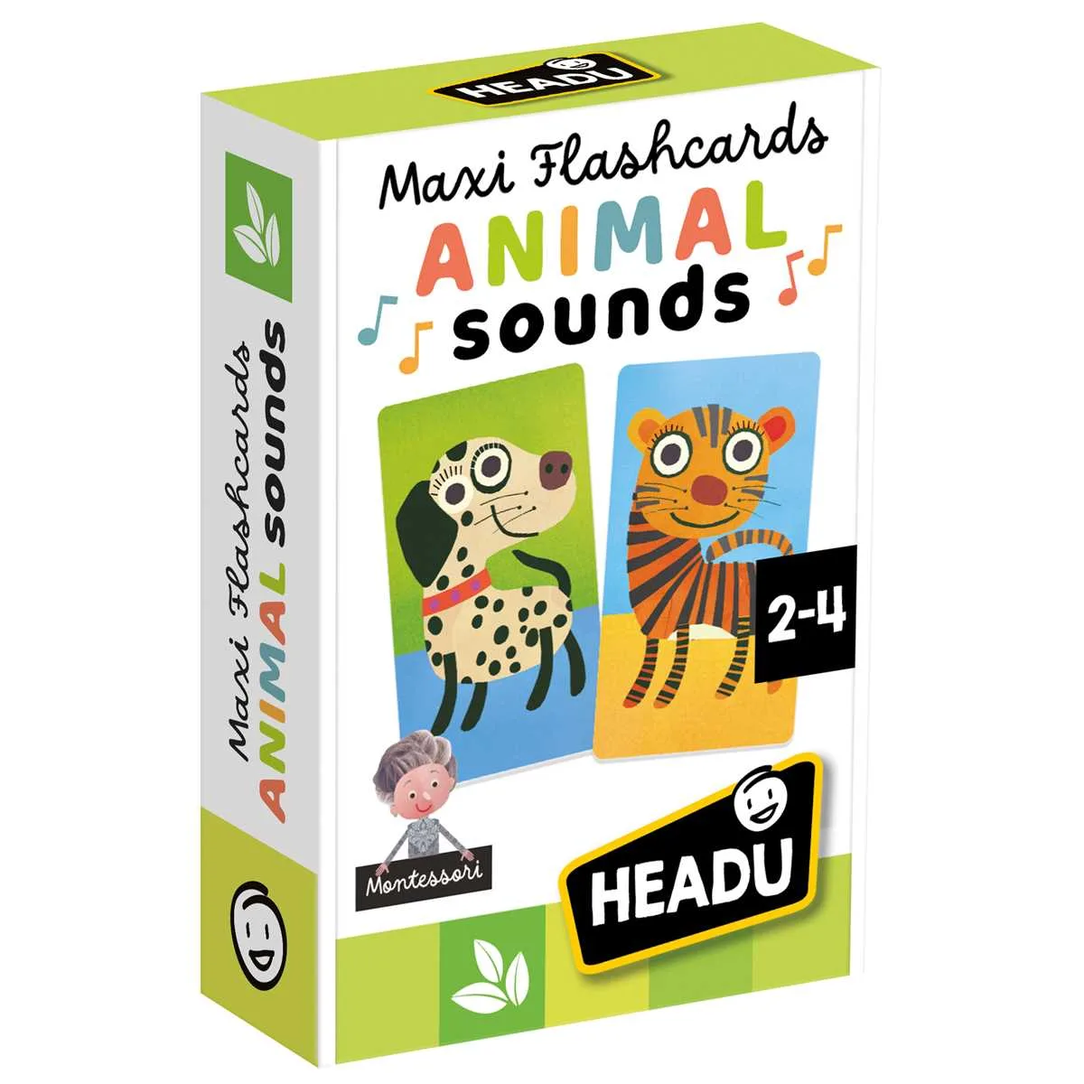 Headu Maxi Flashcards Montessori Animal Sounds