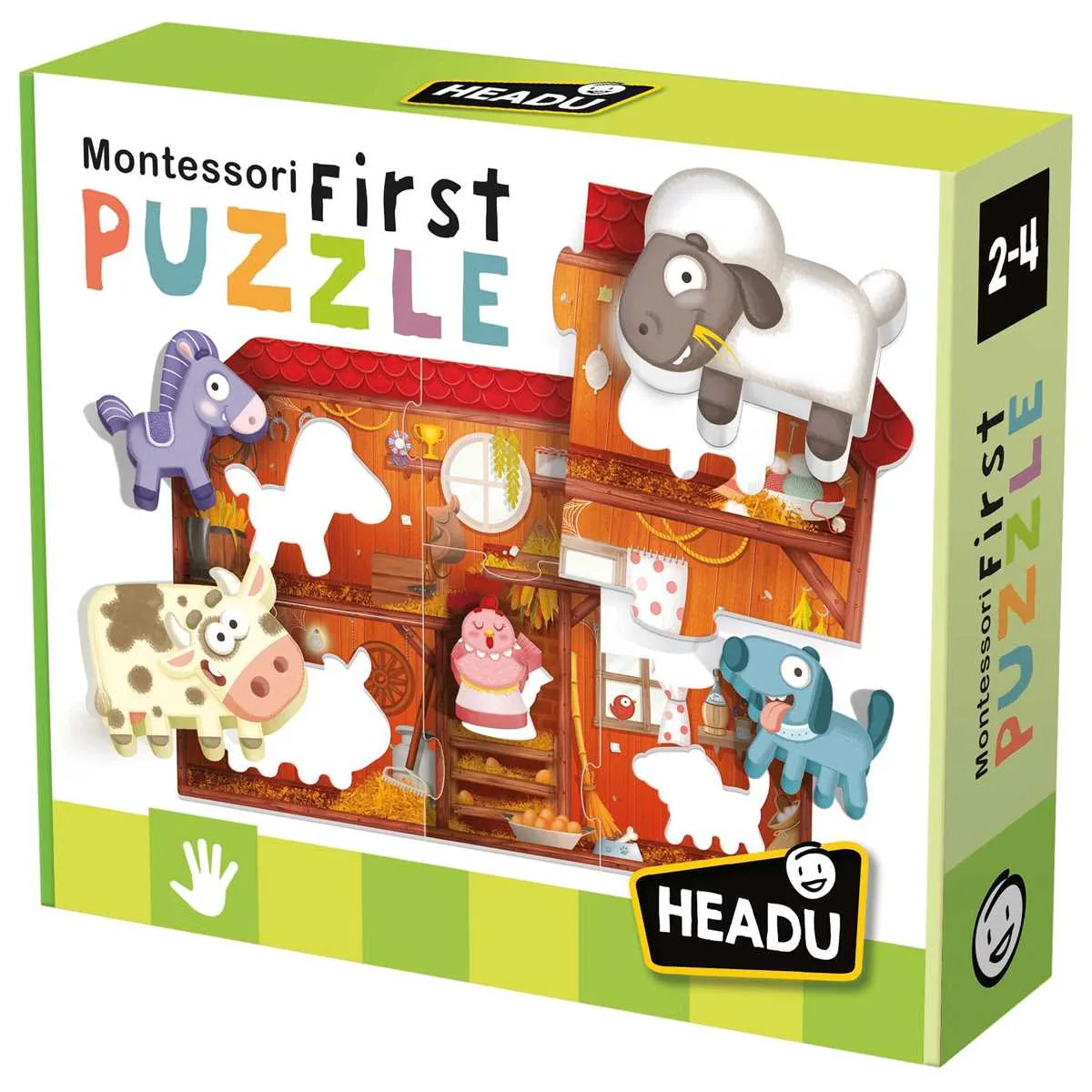 Headu Montessori First Puzzle La fattoria