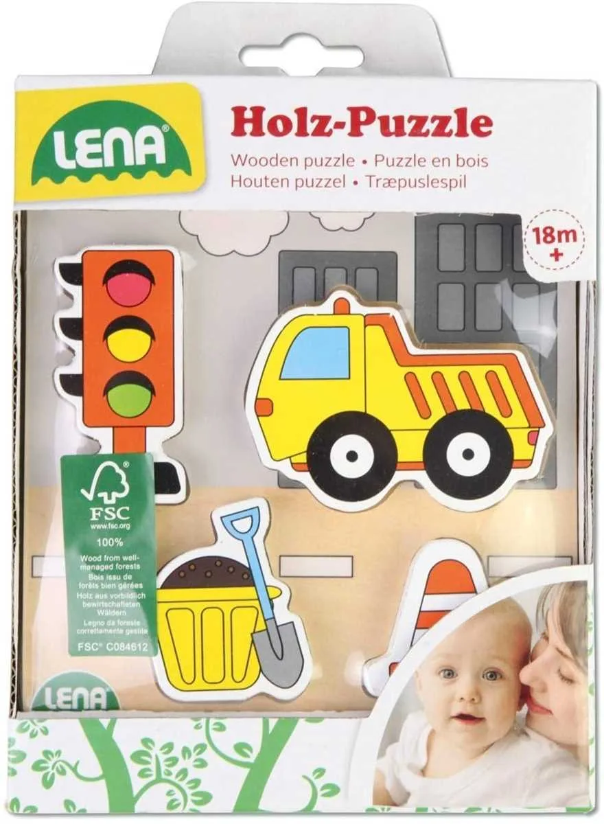 Lena Puzzle in legno Cantiere