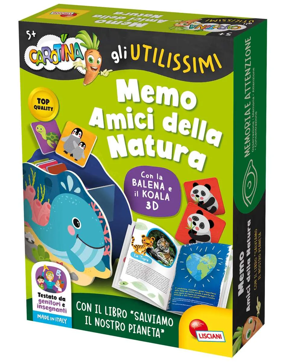 Lisciani Carotina Memo Amici della Natura