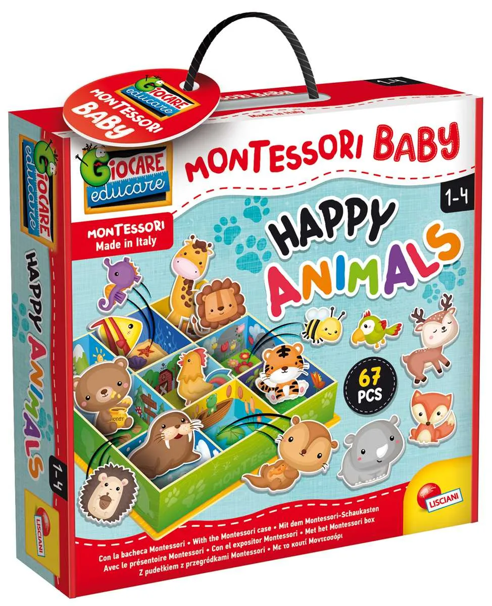 Lisciani Montessori Baby Happy Animals