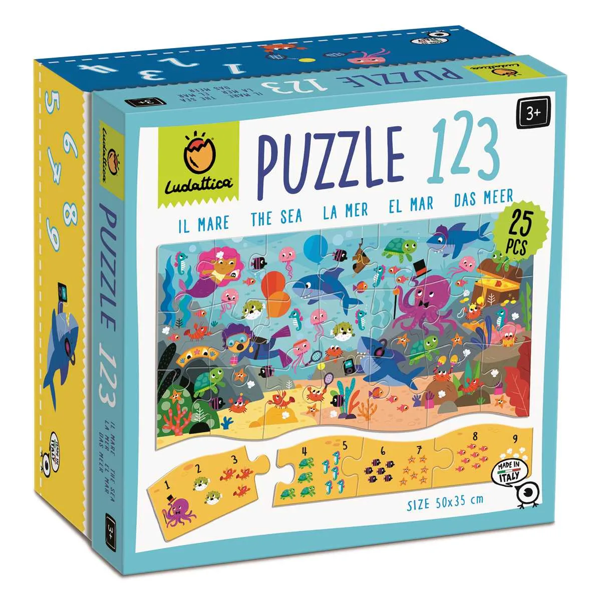 Ludattica Puzzle 123 Il mare