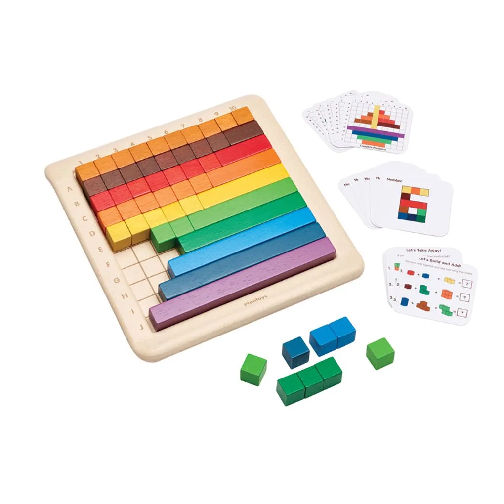 PlanToys Blocchi e barrette per la matematica