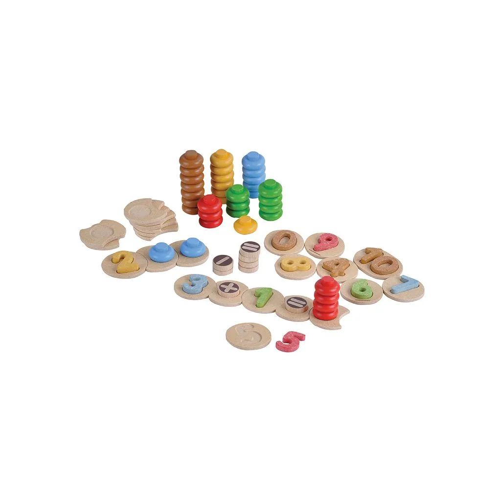 PlanToys Numeri e perle per contare