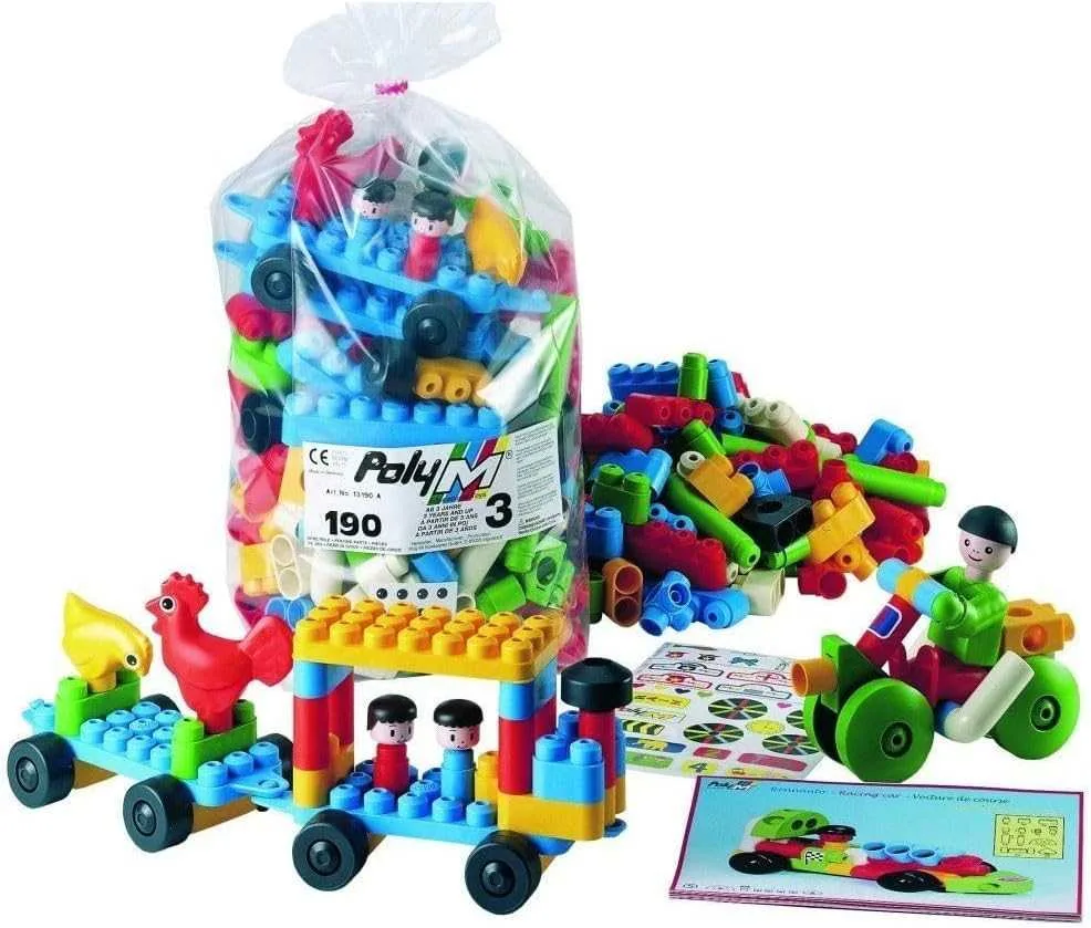 Poly-M Assortimento Creativo 190 elementi